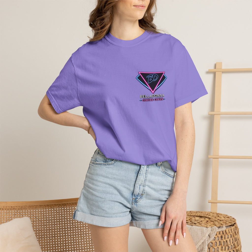 BellaDonna (BD) Coffee Coven "AFTER DARK" Unisex Garment-Dyed T-shirt