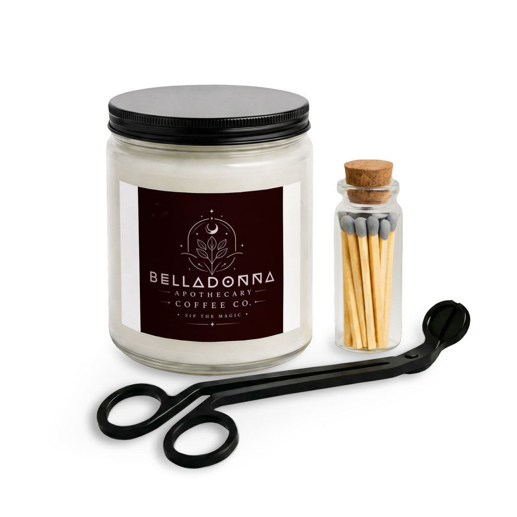 BELLADONNA Candle Set with Matches and Wick Trimmer