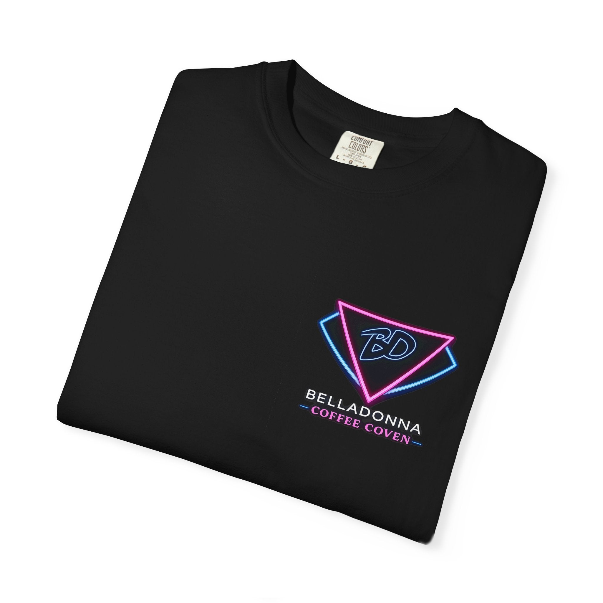 BellaDonna (BD) Coffee Coven "AFTER DARK" Unisex Garment-Dyed T-shirt