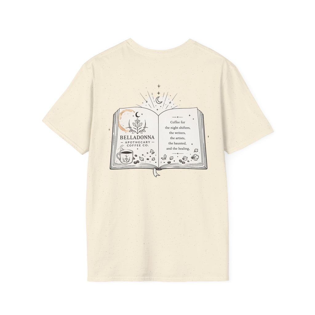 BellaDonna Coffee Stain/Book Unisex Softstyle T-Shirt