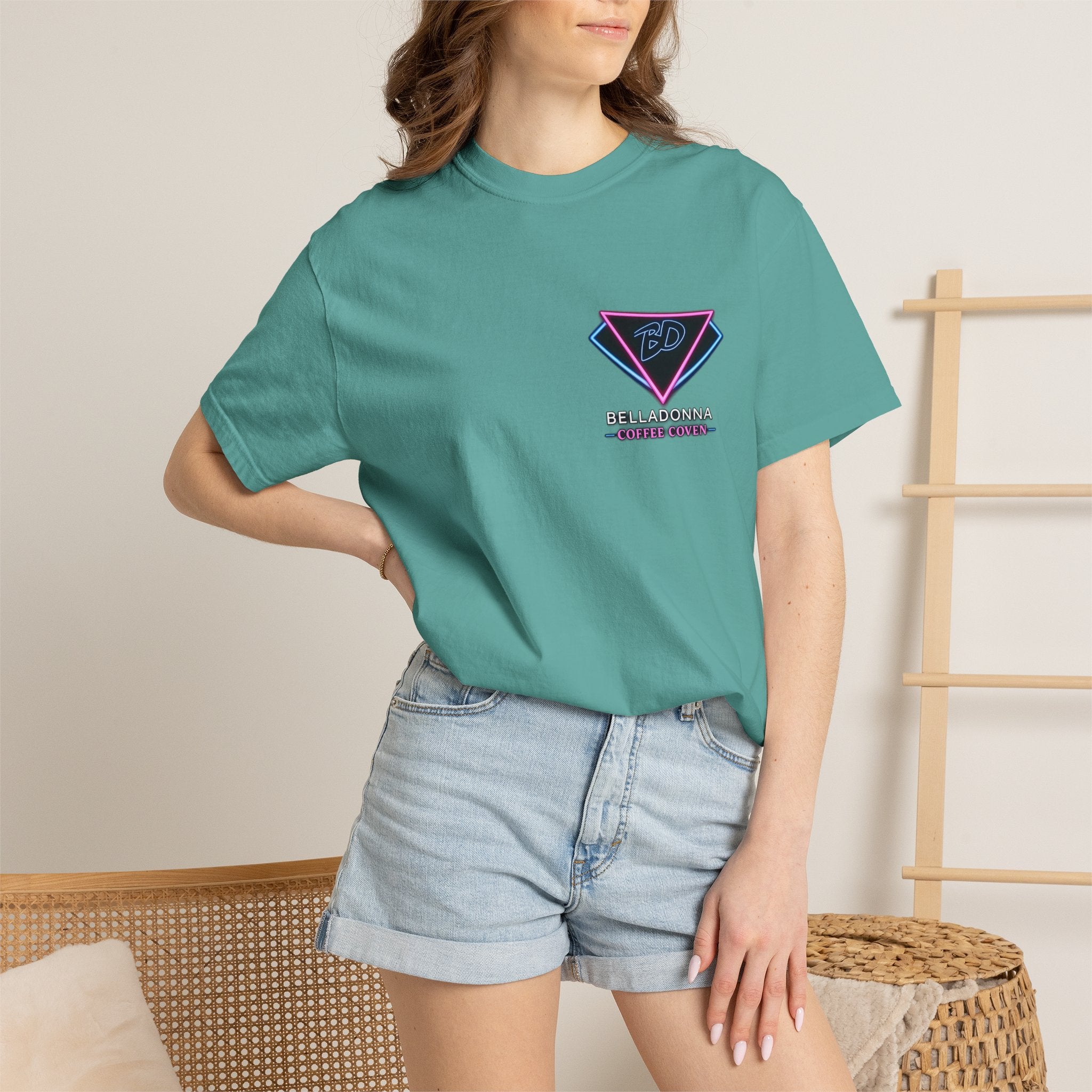 BellaDonna (BD) Coffee Coven "AFTER DARK" Unisex Garment-Dyed T-shirt