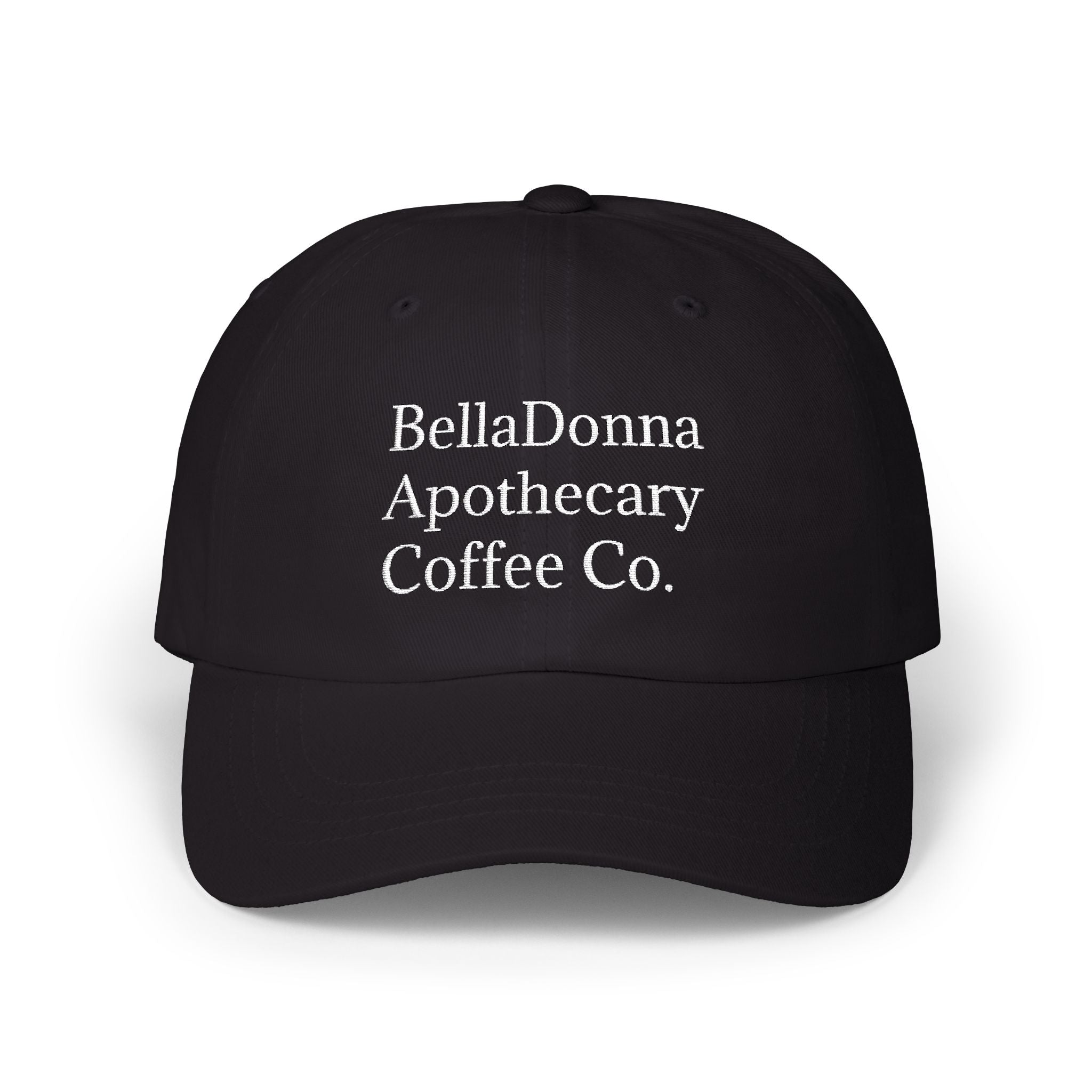 BellaDonna Apothecary Coffee Co. classic Dad Hat