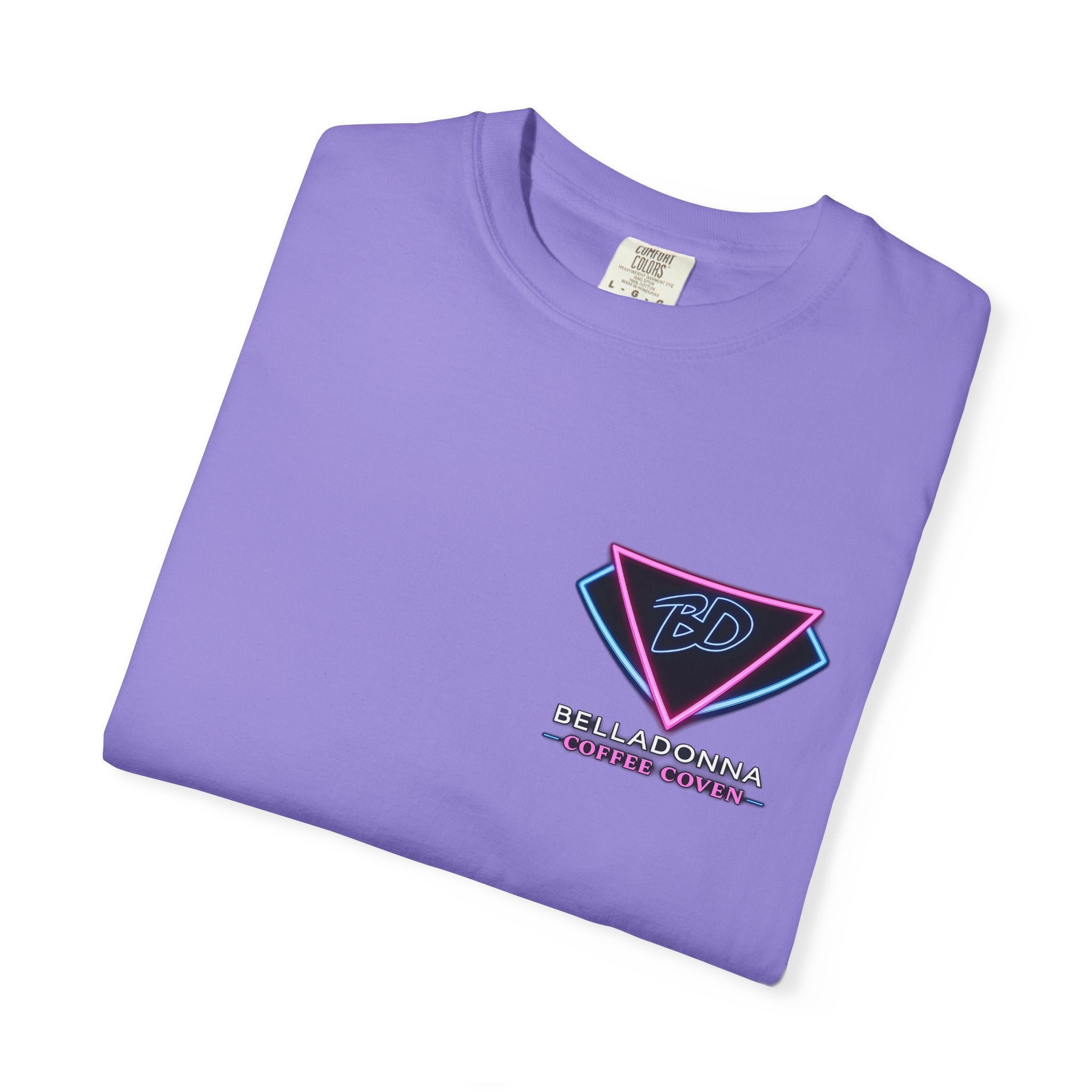 BellaDonna (BD) Coffee Coven "AFTER DARK" Unisex Garment-Dyed T-shirt