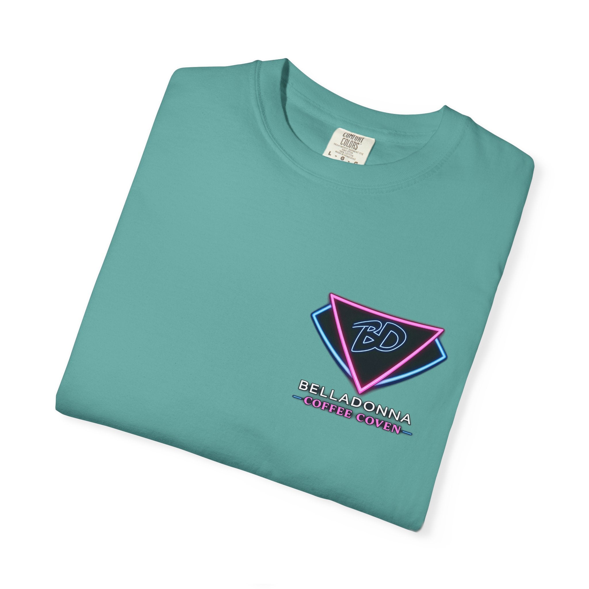 BellaDonna (BD) Coffee Coven "AFTER DARK" Unisex Garment-Dyed T-shirt