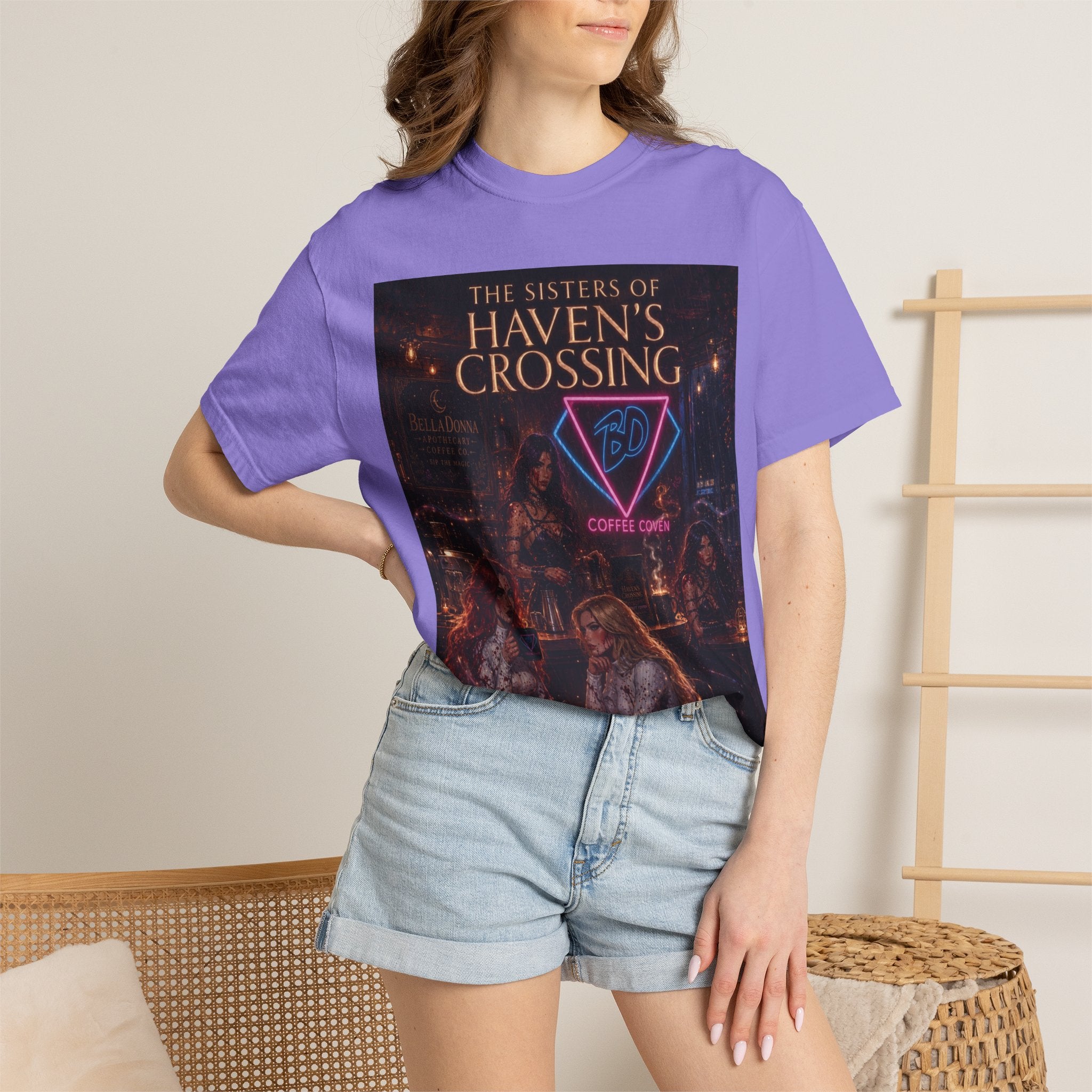 BellaDonna/The Sisters of Haven's Crossing Exclusive Novel Unisex Garment-Dyed T-shirt
