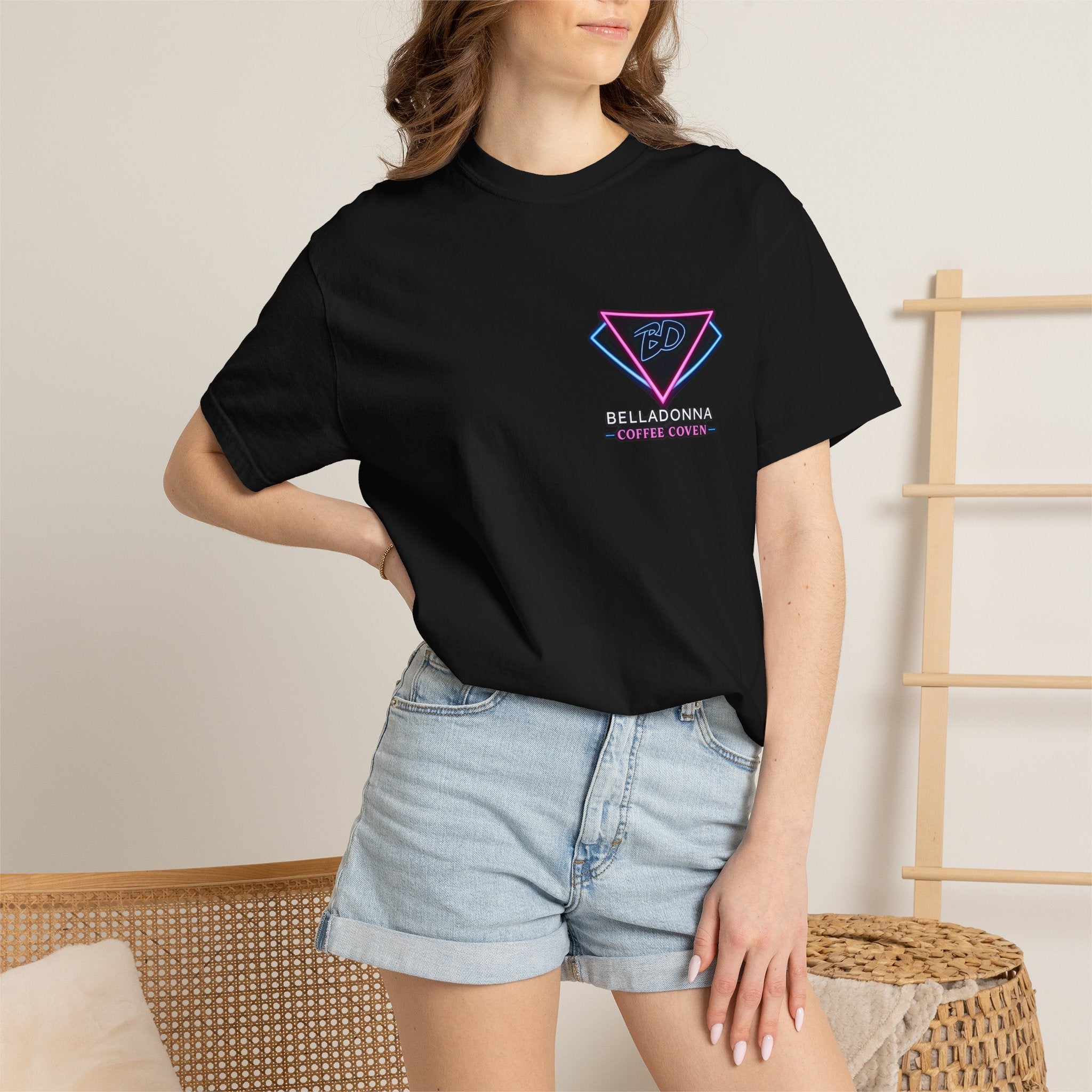 BellaDonna (BD) Coffee Coven "AFTER DARK" Unisex Garment-Dyed T-shirt