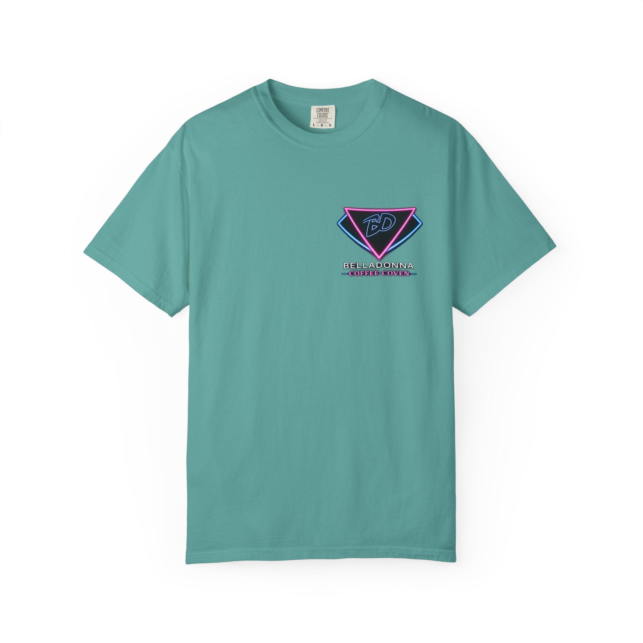 BellaDonna (BD) Coffee Coven "AFTER DARK" Unisex Garment-Dyed T-shirt