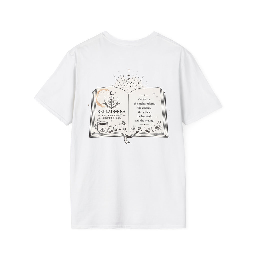 BellaDonna Coffee Stain/Book Unisex Softstyle T-Shirt
