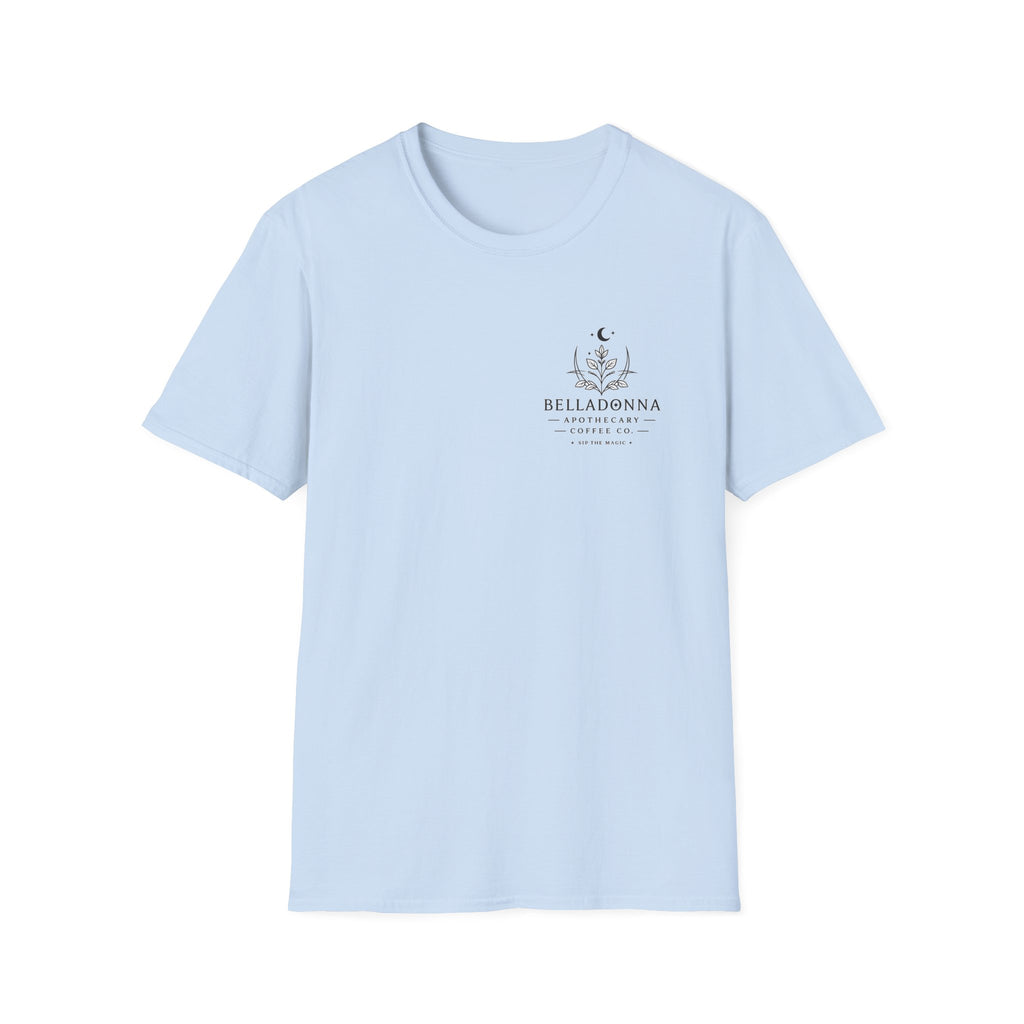 BellaDonna Coffee Stain/Book Unisex Softstyle T-Shirt