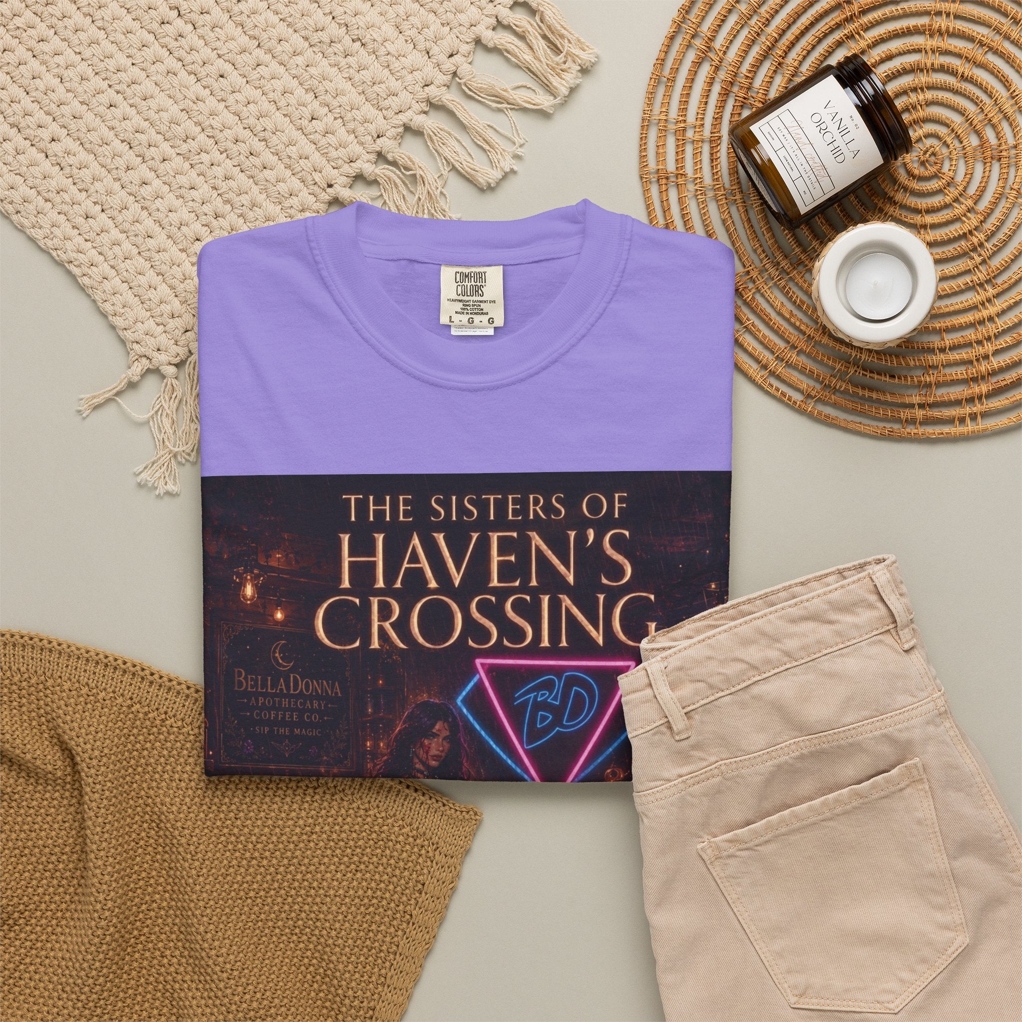 BellaDonna/The Sisters of Haven's Crossing Exclusive Novel Unisex Garment-Dyed T-shirt