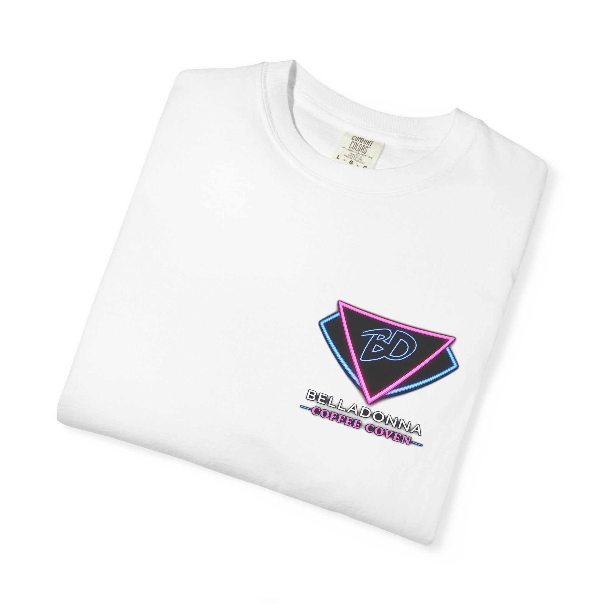 BellaDonna (BD) Coffee Coven "AFTER DARK" Unisex Garment-Dyed T-shirt